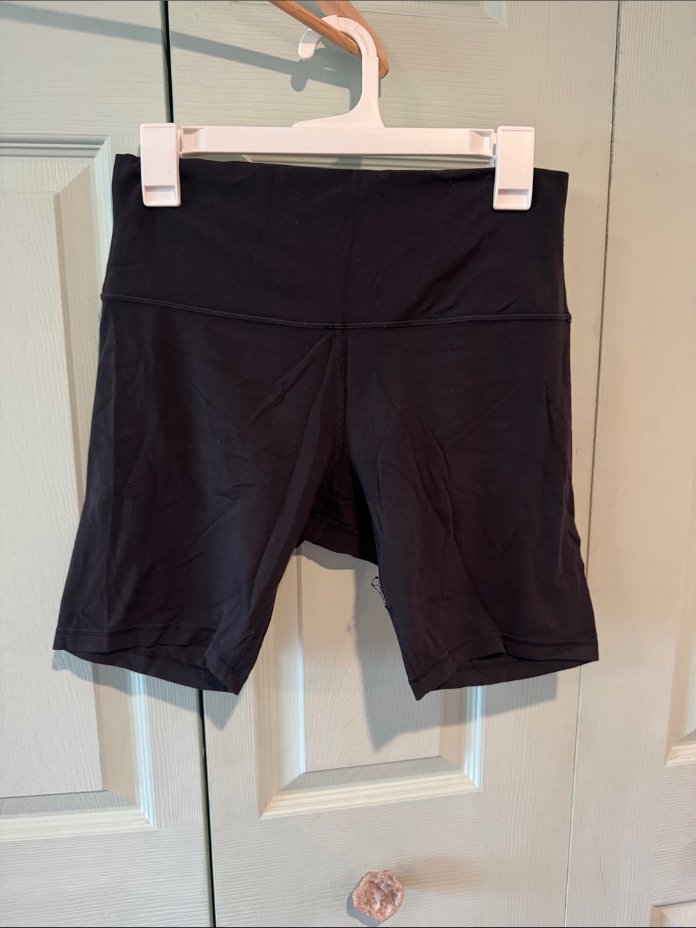 lululemon athletica Align Black Mid-Rise Bike Shorts